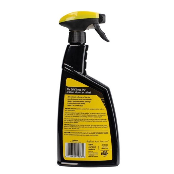 Meguiars 24oz Ultimate Quick Car Wax: Liquid Spray, UV Protection, Prevents - Picture 3 of 5